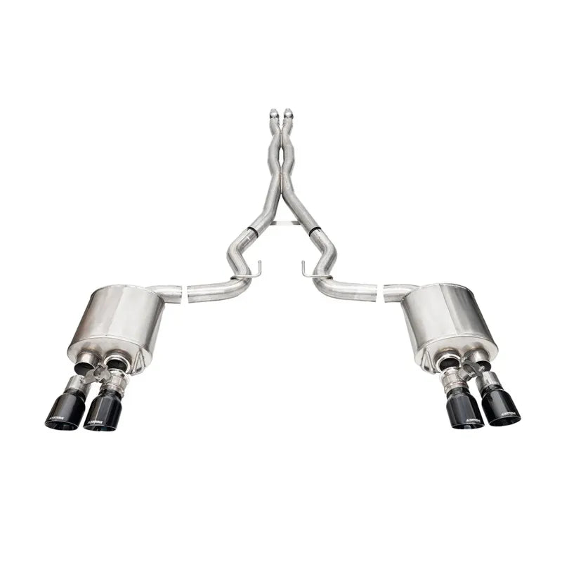 CORSA Performance black cat-back exhaust