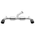 Injen axle-back exhaust installed view