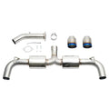 Injen axle-back exhaust installed view