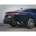 aFe cat-back exhaust close-up