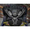 aFe cat-back exhaust installed view
