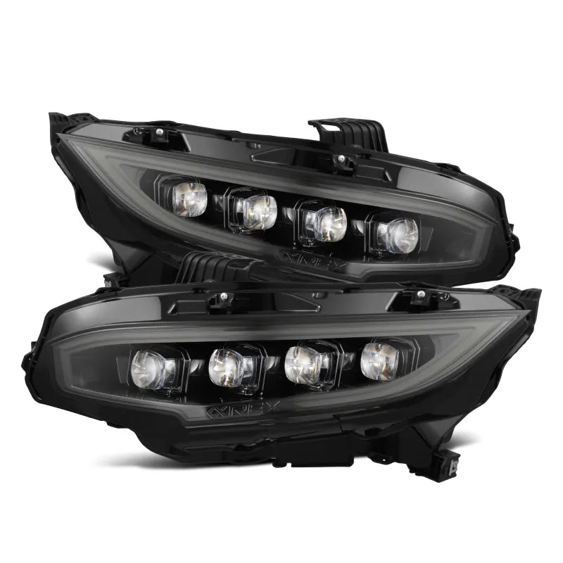 AlphaRex black headlights