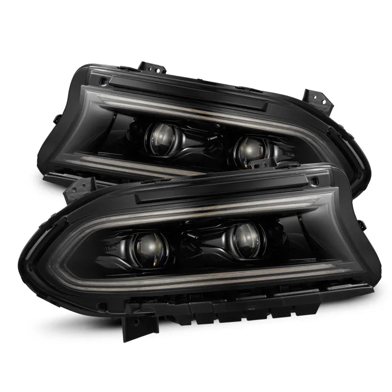 AlphaRex black headlights