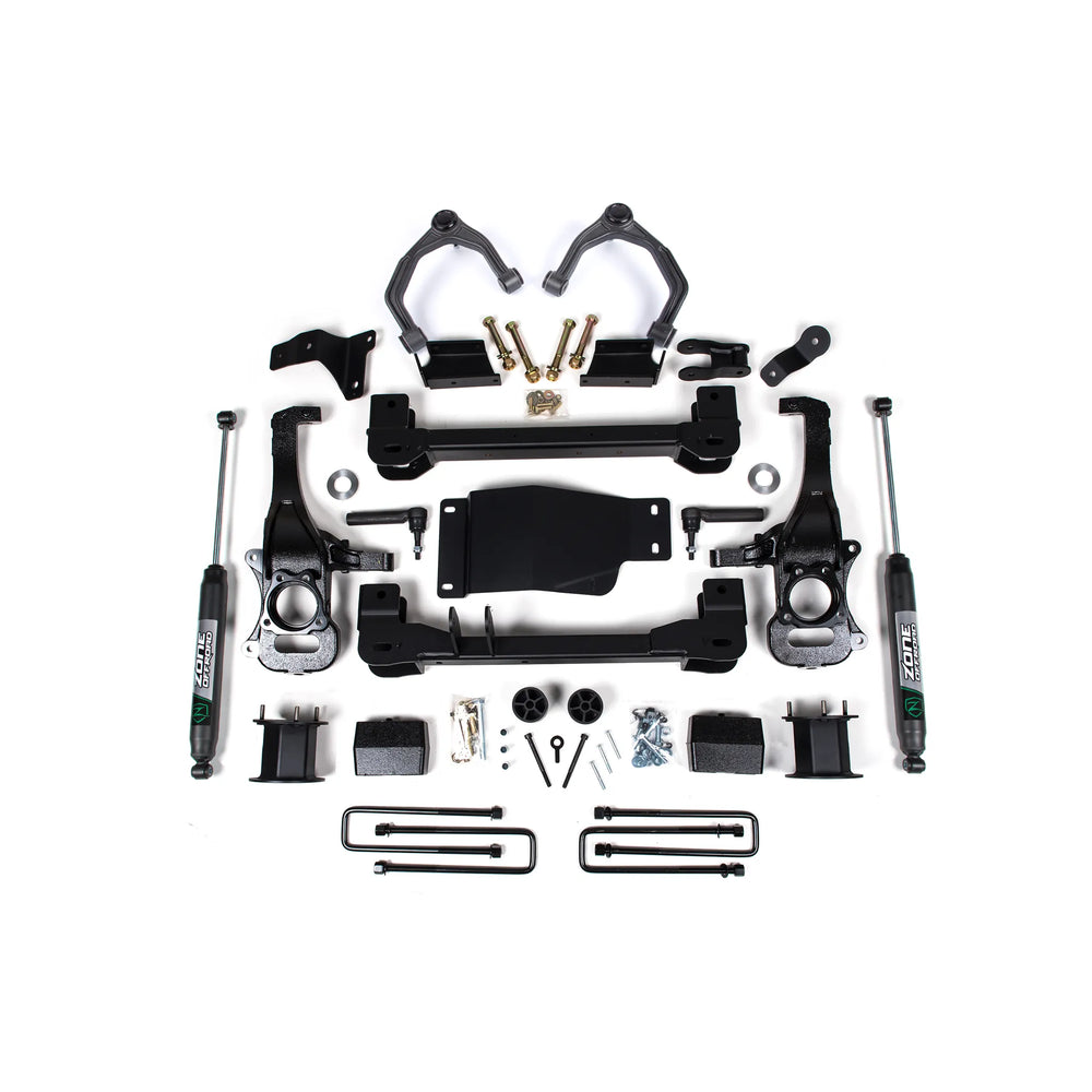Zone Offroad silver shock absorber