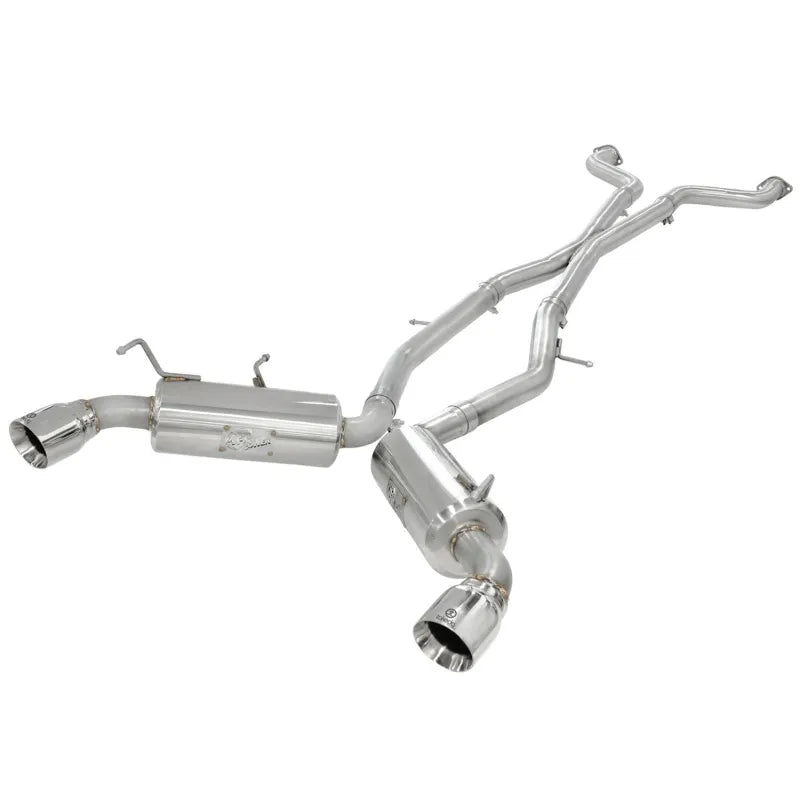 aFe polished cat-back exhaust