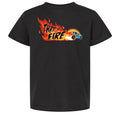 HOLLEY HOLLEY THATS FIRE YOUTH TEE - BLACK