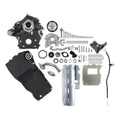 GODZILLA HIGHMOUNT ACCESSORY DRIVE W/ OILING SYS BASE KIT ALUMINUM BLACK