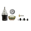 HOLLEY EFI BILLET BYPASS FUEL PRESSURE REGULATOR KIT 1590 PSI 8AN BOOST GAUG