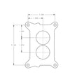 CARB 500CFM 6PAK FRT/REAR