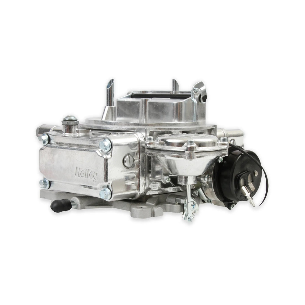600 CFM 4160 Series 4BBL Street Carburetor; Street legal, universal calibration, automatic electric choke and bright zinc finish