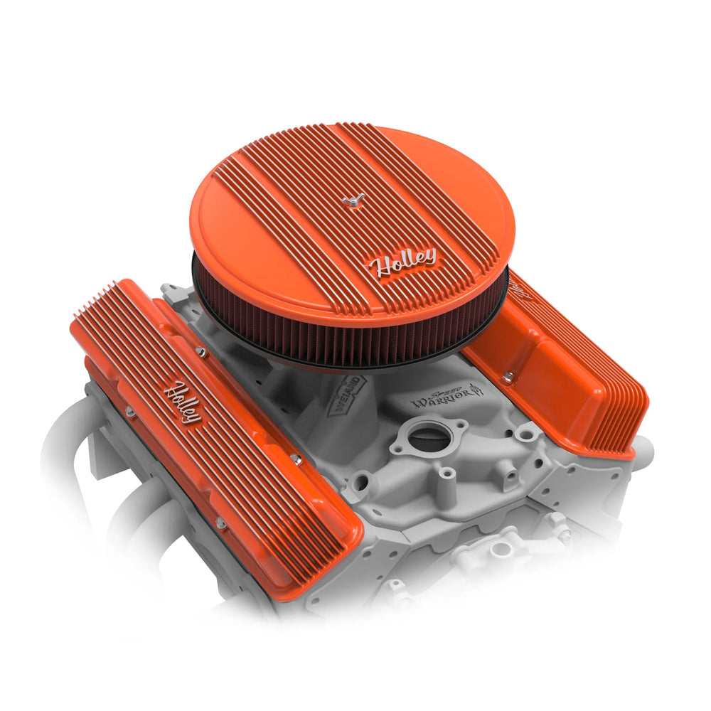 HOLLEY AIR CLNR, FINNED, W/ 14X3 PREMIUM