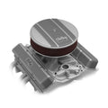 HOLLEY AIR CLNR, FINNED, W/ 14X3 PREMIUM