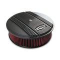 BOWTIE AIR CLNR,FINNED,14X4 PREM BLK