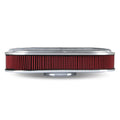 HOLLEY OVAL AIR CLNR,FINNED,3 INCH PREM