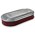HOLLEY OVAL AIR CLNR,FINNED,3 INCH PREM