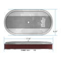 HOLLEY OVAL AIR CLNR,FINNED,3 INCH PREM