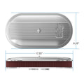HOLLEY OVAL AIR CLNR,FINNED,3 INCH PREM