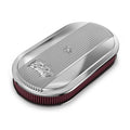 HOLLEY OVAL AIR CLNR,FINNED,3 INCH PREM