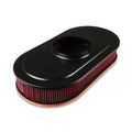 HOLLEY OVAL AIR CLNR,FINNED,3 INCH PREM