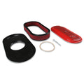 HOLLEY OVAL AIR CLNR,FINNED,3 INCH PREM