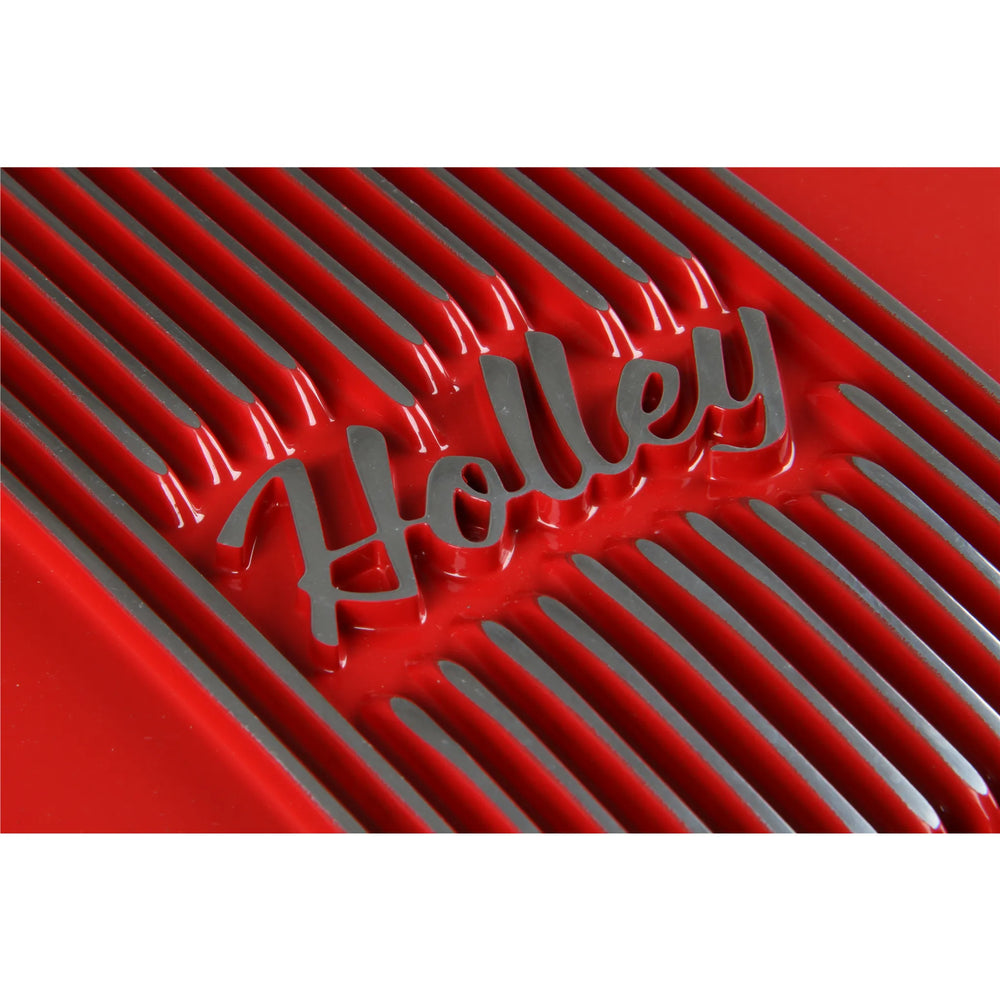 HOLLEY OVAL AIR CLNR,FINNED,3 INCH PREM