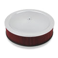 4150 DROP-BASE AIR CLEANER CHR W/ GAUZE