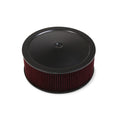 4500 DROP-BASE AIR CLEANER BLK W/ 6 IN