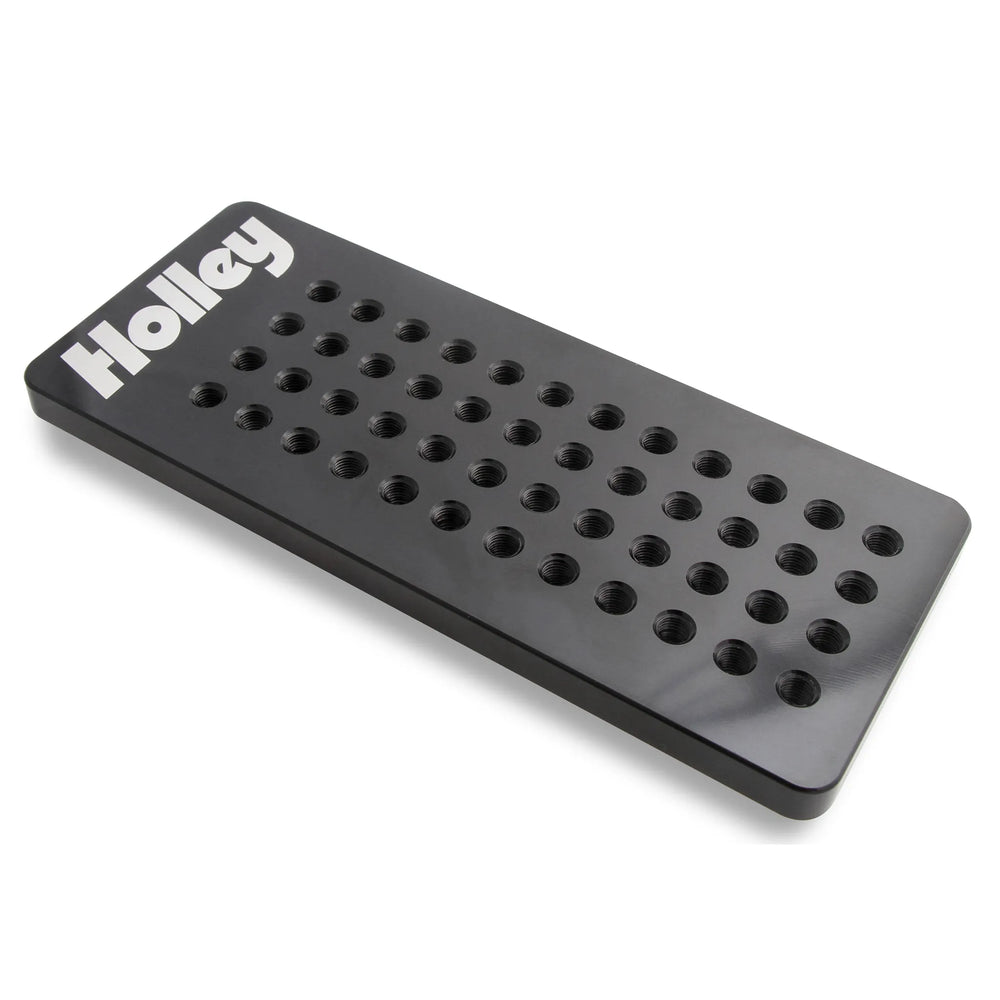 Holley Carb Jet Board Billet Alm - Black