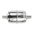 CHROME FUEL FILTER (3/8 HOSE)
