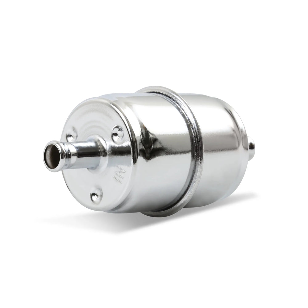 CHROME FUEL FILTER (3/8 HOSE)