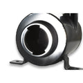 POWER STEERING REMOTE RESERVOIR BLACK ALUMINUM