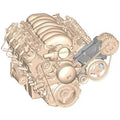 HI DRV SIDE BKT KIT, LS/LT, W/O A/C-NATU