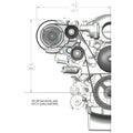 COMP HI PASS BKT KIT, LS/LT, W/R4-NATURA