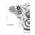 COMP HI PASS BKT KIT, LS/LT, W/SD7-BLACK