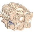 Low LS Drive System Kit RH w/SD7 AC Compressor