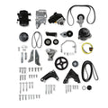 SBC GEN III/IV LOW LSA/LS ACCESSORY DRIVE BRACKET KIT COMPLETE BLACK