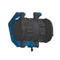 LTS LT4 DRY SUMP A/C BRKT BLACK FINISH D
