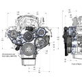 PREMIUM MID MOUNT COMPLETE ACCESSORY SYSTEM NO VVT NATURAL CAST