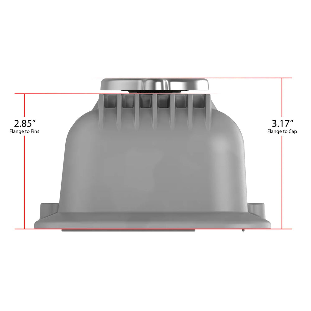 SBC MUSCLE SERIES VALVE COVERS,FINNED,NA