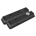 SBC MUSCLE SERIES VALVE COVERS,FINNED,GL