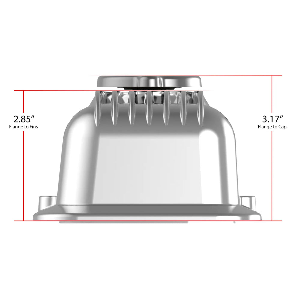 SBC MUSCLE SERIES VALVE COVERS,FINNED,PO