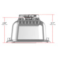 SBC MUSCLE SERIES VALVE COVERS,FINNED,PO