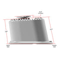 M/T Polished Valve Cover Set - BBC Tall