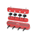 2-PIECE CAST ALUM. V/C, GLOSS RED FINISH