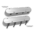 2-PIECE VALVE COVER GM LS CHEVROLET LOGO