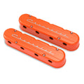 2-Piece Valve Cove Set GM LS Orange w/Logo