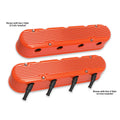 2-PIECE CAST ALUM. V/C,FACT ORNG FINISH