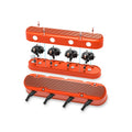 2-PIECE CAST ALUM. V/C,FACT ORNG FINISH