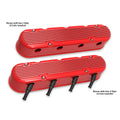 2-PIECE CAST ALUM. V/C,GLOSS RED FINISH