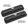 2-PIECE CAST ALUM. V/C SET SATIN BLK